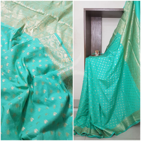 Soft Art silk crepe benares brocade saree