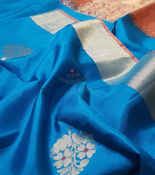 Pure Handloom soft silk uppada saree.