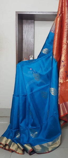 Pure Handloom soft silk uppada saree.