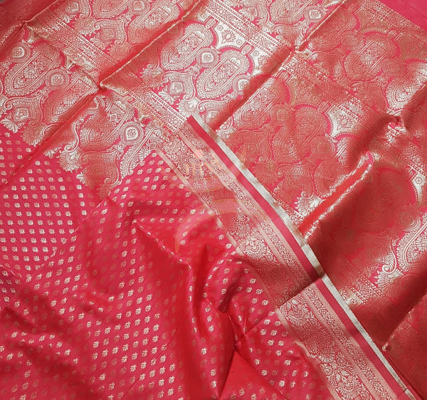 Art silk benarsi brocade saree