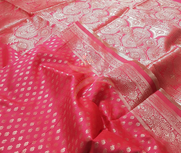 Art silk benarsi brocade saree