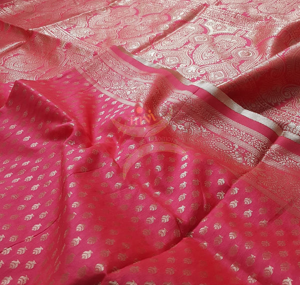 Art silk benarsi brocade saree