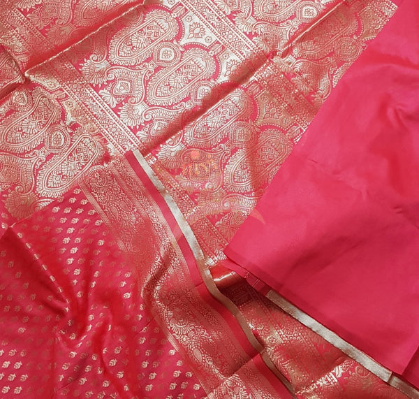 Art silk benarsi brocade saree