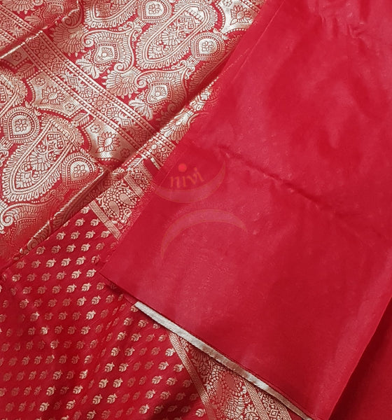 Art silk benarsi brocade saree