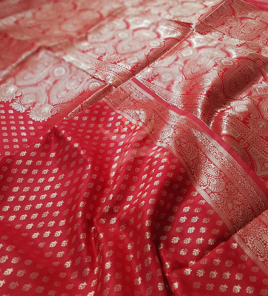 Art silk benarsi brocade saree