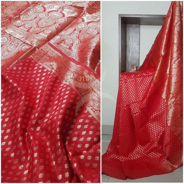 Art silk benarsi brocade saree