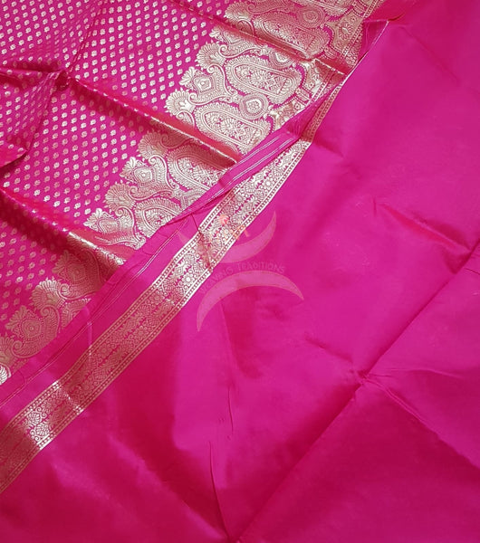 Art silk benarsi brocade saree