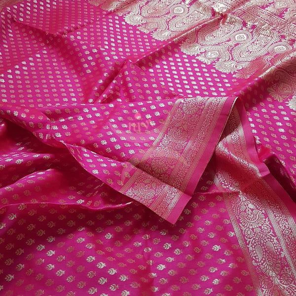 Art silk benarsi brocade saree