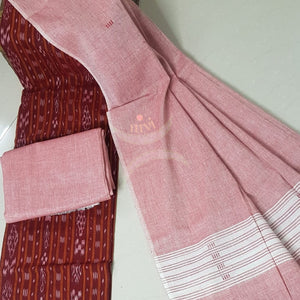 Handloom cotton sambalpuri woven suit set