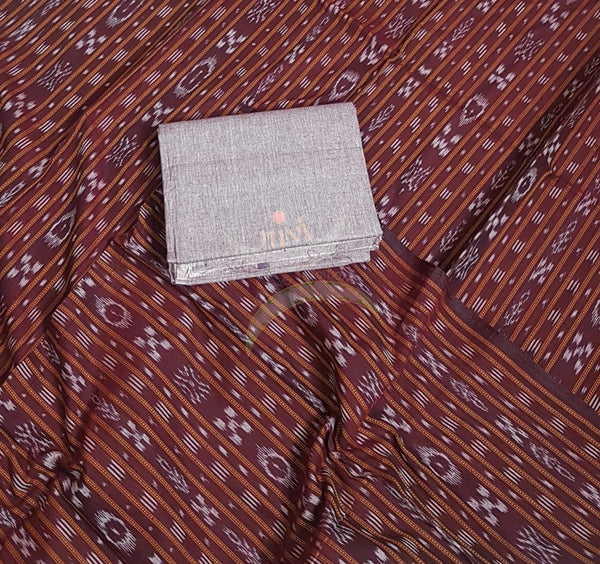 Handloom cotton sambalpuri woven suit set