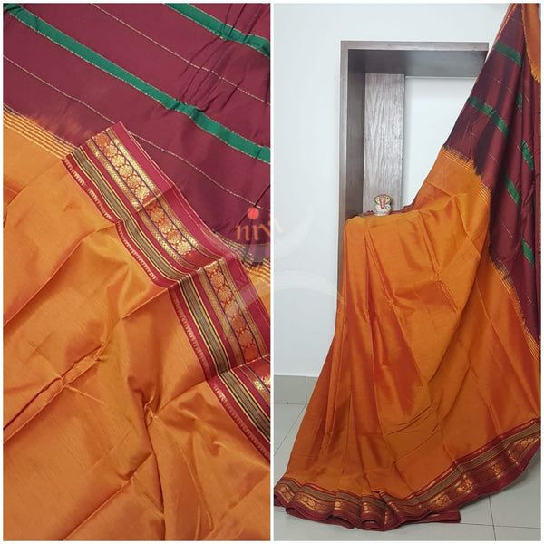 Merserised south cotton saree