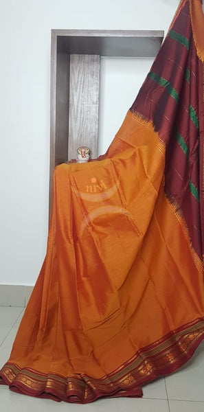 Merserised south cotton saree
