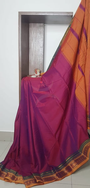 Merserised south cotton saree