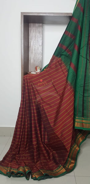 Merserised south cotton saree