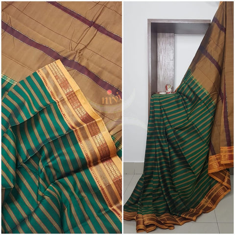 Merserised south cotton saree