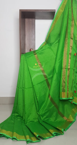 Handloom cotton blend saree