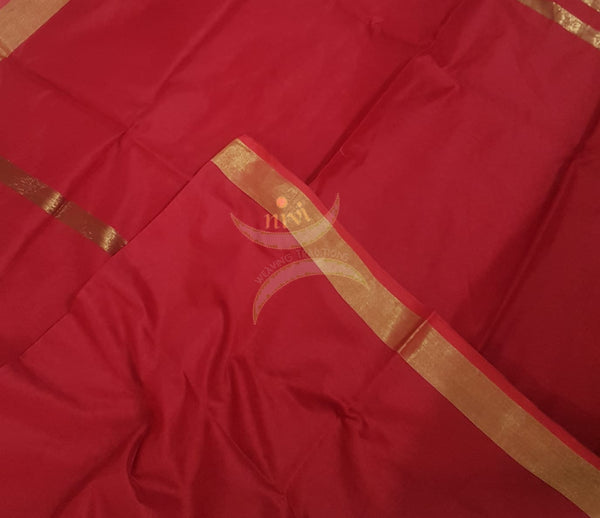 Handloom cotton blend saree