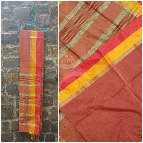 Bengal handloom cotton with geecha pallu