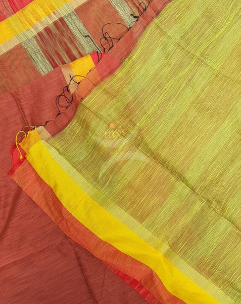 Bengal handloom cotton with geecha pallu